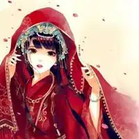 揭盖头情侣古风头像女有意境悲伤微信头像图片大全
