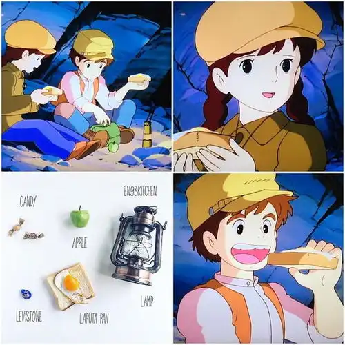 打破次元壁宫崎骏动画电影里的美食都被还原了
