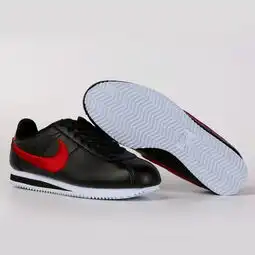 耐克nike新款黑红阿甘皮面刺绣情侣百搭跑鞋男鞋女鞋休闲运动鞋透气跑步鞋训练鞋慢跑鞋