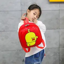e葵仔新款25岁卡通儿童书包可爱小黄鸭幼儿园双肩蛋壳包男女宝宝双肩包红色蜜芽,中国领先的进口母婴限时特卖商城

