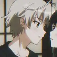 漂亮的情头漫画头像
