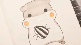 一个1能画一只长颈鹿
