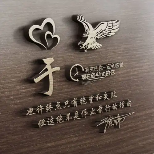 你的微信头像该换了,3d立体情侣款特效质感签名头像,请查收
