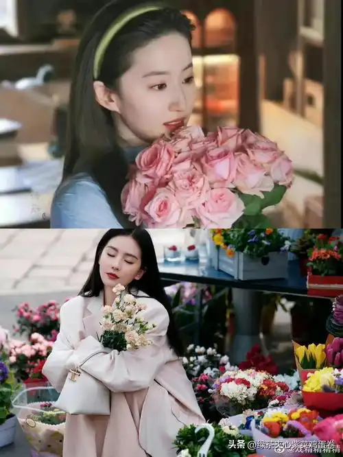 不仅能撞衫还要撞捧花头像刘诗诗到底要模仿刘亦菲到什么时候

