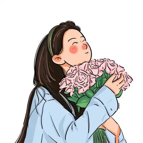 刘亦菲捧花头像
