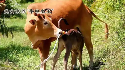 美女家的种公牛好厉害,可以同时配5头母牛动物世界牛