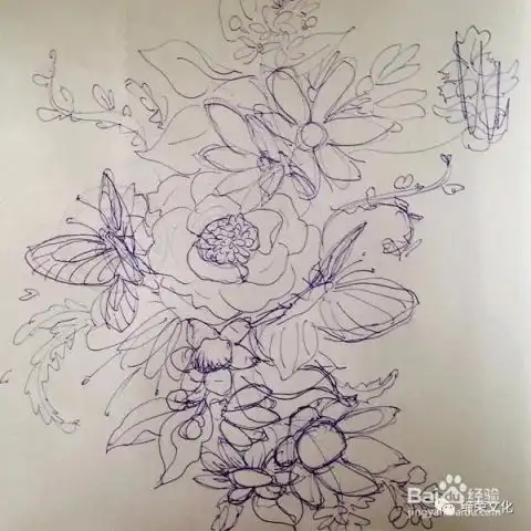 制作蝴蝶花卉针织图案的ps实例教程
