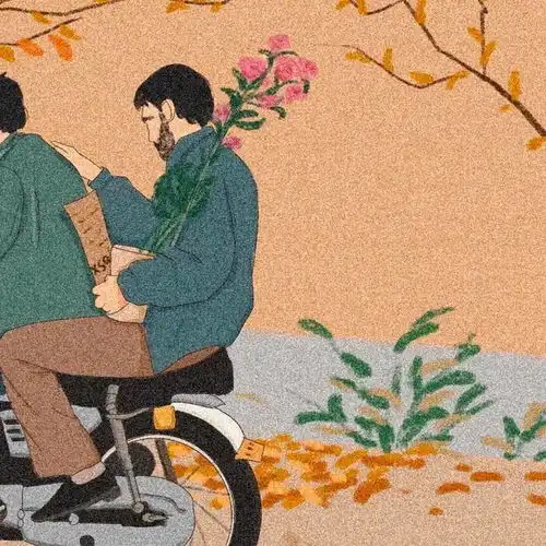 情侣头像丨先红了脸后红了眼
