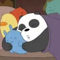 三只裸熊头像三人高清微信头像图片大全
