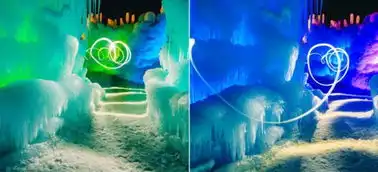 加拿大公园打造现实版冰雪奇缘城堡
