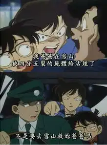 名侦探柯南搞笑图片
