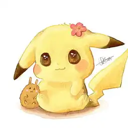 插画丨萌萌哒的女版皮卡丘
