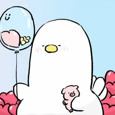 小鸭情侣头像一对
