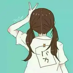 樱花树下的男孩和女孩头像情侣二张一对
