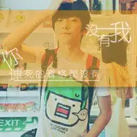 带字情侣头像一男一女这俩货天生一对
