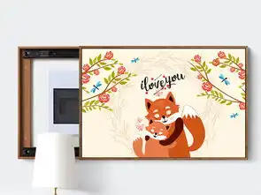 北欧ins卡通情侣狐狸花卉清新表箱装饰画图片设计素材高清模板下载4.92mb电表箱装饰画大全