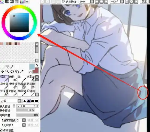 从白纸开始,十个步骤,画出好看的日系插画
