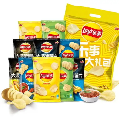 原价16227430.31现价25.50乐事薯片多口味混合10包黄瓜味原味红烩味鱿鱼味鸡翅味零食大礼包400g
