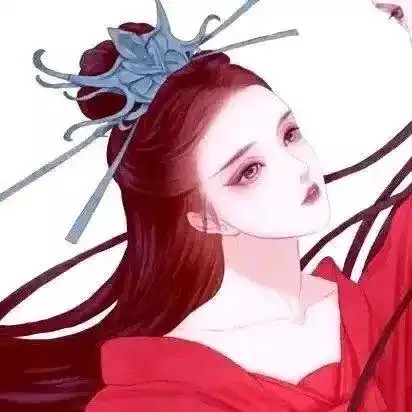 高清情头古风一男一女古风情侣头像一对
