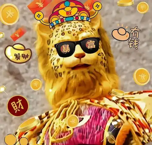 金钱豹刷爆朋友圈,化身新年财神
