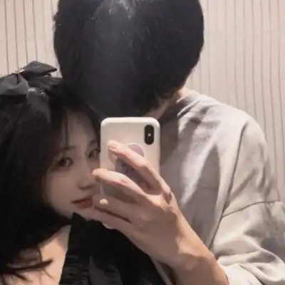甜甜的真人情头一人一张想和你谈一场甜甜的恋爱
