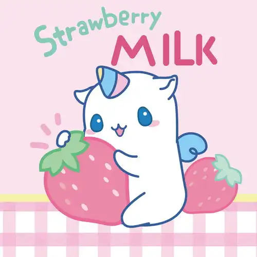 鼠星星果味牛奶系列壁纸头像

