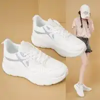 千百度女士休闲鞋c.banner千百度女鞋秋季休闲运动鞋厚底溶解底小香风花呢板鞋中跟潮流多少钱