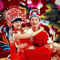 婚纱照卡通头像情侣头像一对微信头像图片大全
