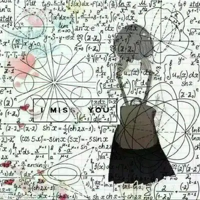 2017带数字公式的动漫情侣头像公式情侣动漫头像一男一女
