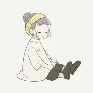 超可爱的二次元情侣头像
