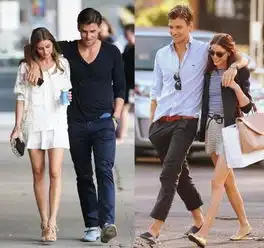 情人节oliviapalermo夫妇的甜蜜街拍
