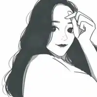 头像线条黑白简约线条头像

