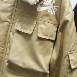 耐克nike海外版工装多袋重工棉衣夹克棉服情侣款毛领可拆卸高密度高克重棉棉内胆标齐