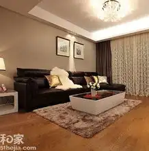 黑白经典搭配107平米简约婚房设计组图
