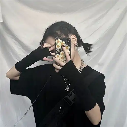 夏季ins超火忍者穿指黑暗系半指袖套百搭男女潮酷原宿风本山手套
