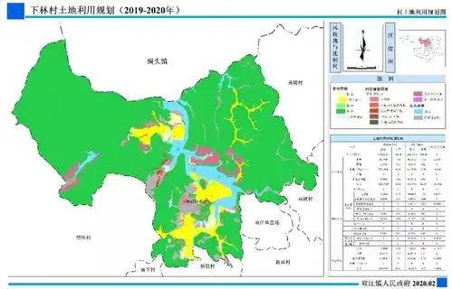 东源县双江镇下林村土地利用规划出炉总面积约1200公顷