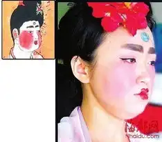 台湾女孩diy唐朝仕女分解化妆过程网络爆红