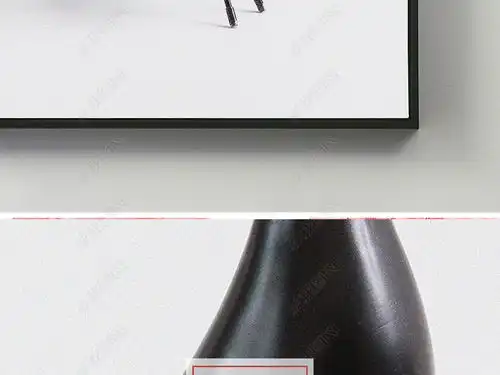 北欧现代简约装饰画怀旧黑白飞鸟情侣无框画图片下载
