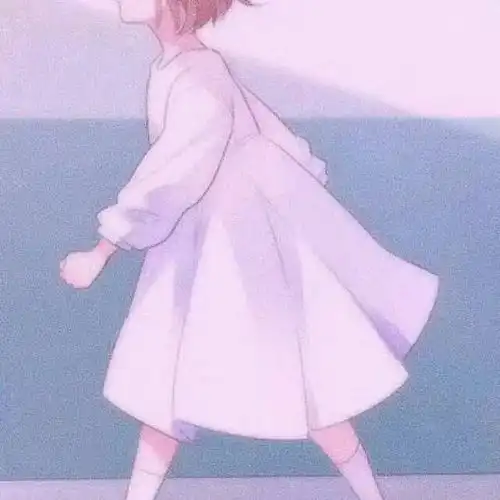 清新可爱动漫情侣头像
