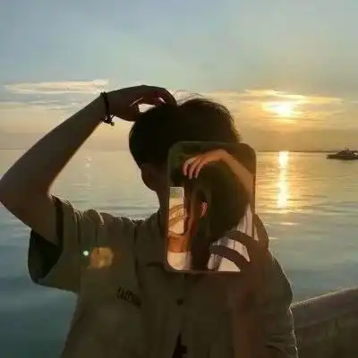 小清新真人动漫浪漫情侣头像
