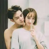 恶搞情侣头像一男一女微信头像图片大全
