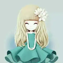 天蓝色衣服,卡通娃娃情侣图片,这个图片有男娃娃吗
