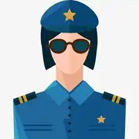 女警头像个性警察头像图片女
